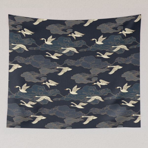 Item preview, The Wild Swans Midnight designed and sold by Cecilia Mok.