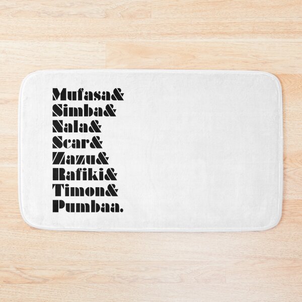 Item preview, Lion King Ampersand Character List designed and sold by vordeman.