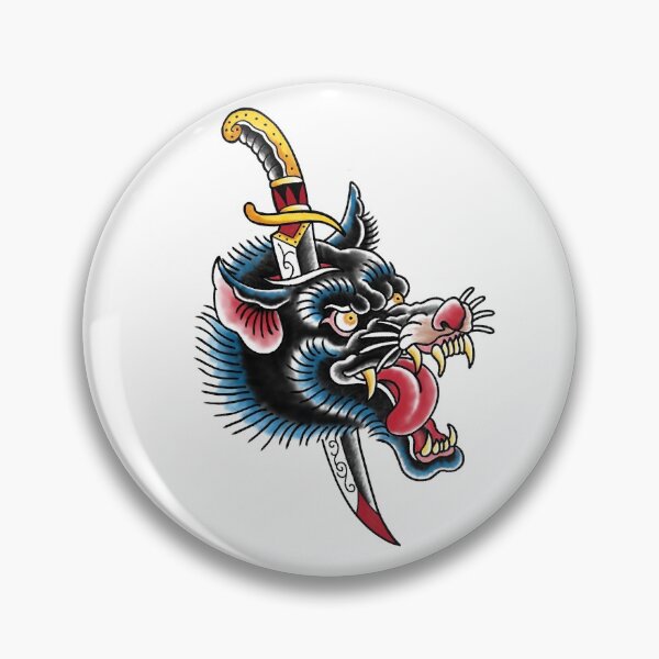 Item preview, Wolf & Dagger  designed and sold by TalenTattoos.