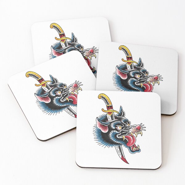 Item preview, Wolf & Dagger  designed and sold by TalenTattoos.