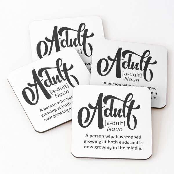 Item preview, Adult funny definition quote designed and sold by ZalinaKadyrova.