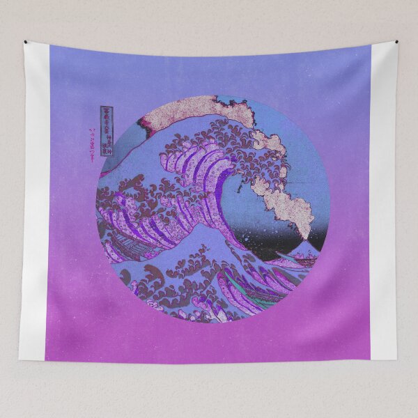 Item preview, Great Wave Off Kanagawa Mount Fuji Eruption designed and sold by anthonylonder.
