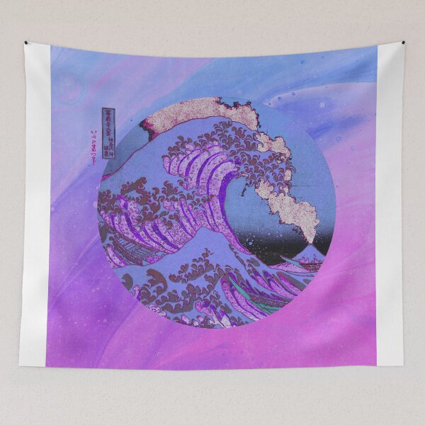 Item preview, Great Wave Off Kanagawa Mount Fuji Eruption designed and sold by anthonylonder.