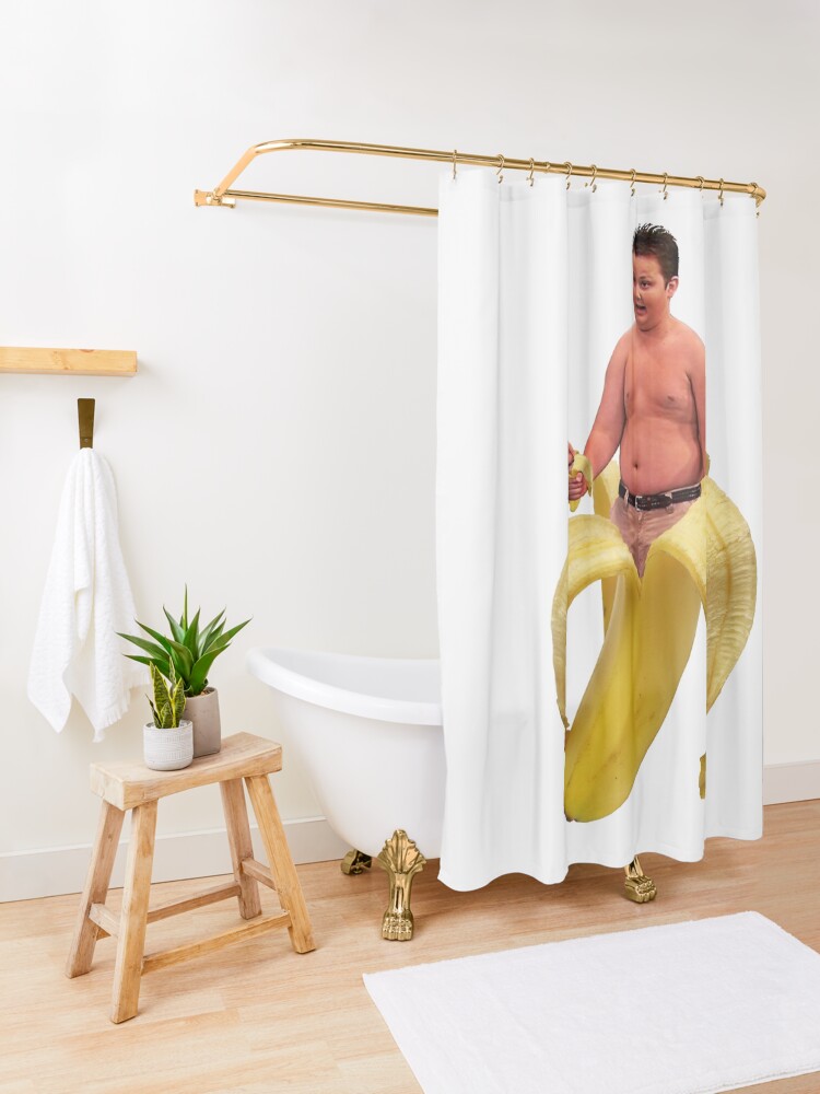 Alternate view of Transcendent Gibby Shower Curtain