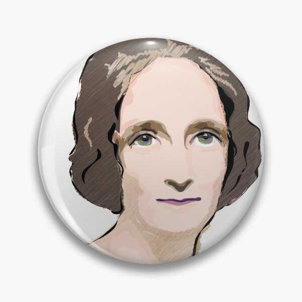 Artikelvorschau, Retrato de Mary Shelley entworfen und verkauft von Emi Yañez.