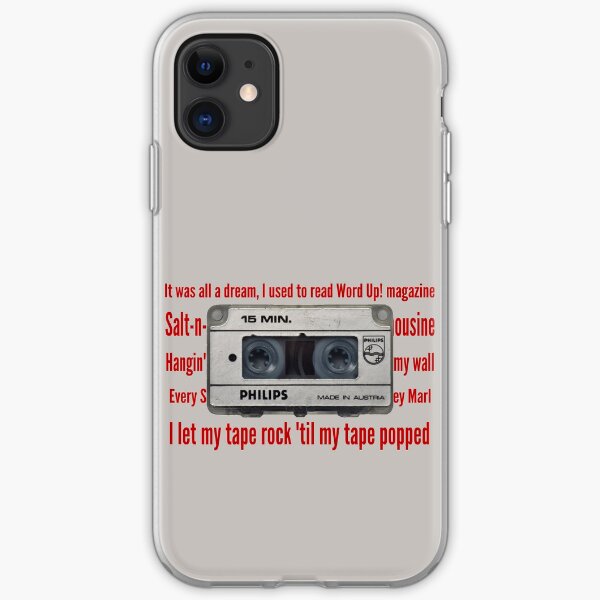 Biggie Smalls Lyrics Tape iPhone Soft Case