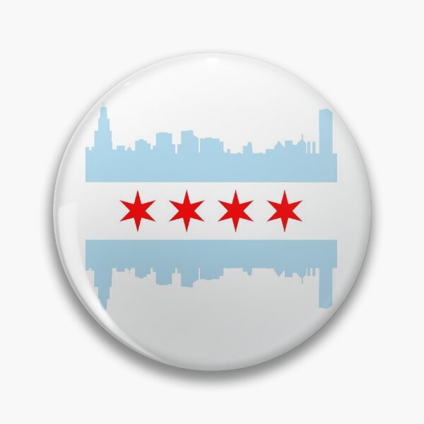 Item preview, Chicago Flag Skyline designed and sold by frittata.