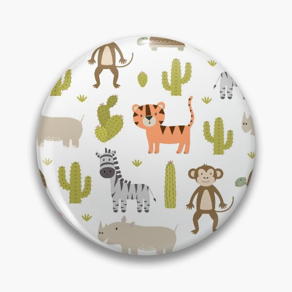 Item preview, Safari African and Asian animals child design designed and sold by Latch Farm  Studios.
