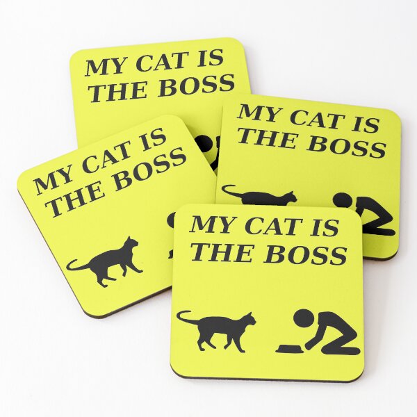 Item preview, My cat is the boss designed and sold by Imutobi.