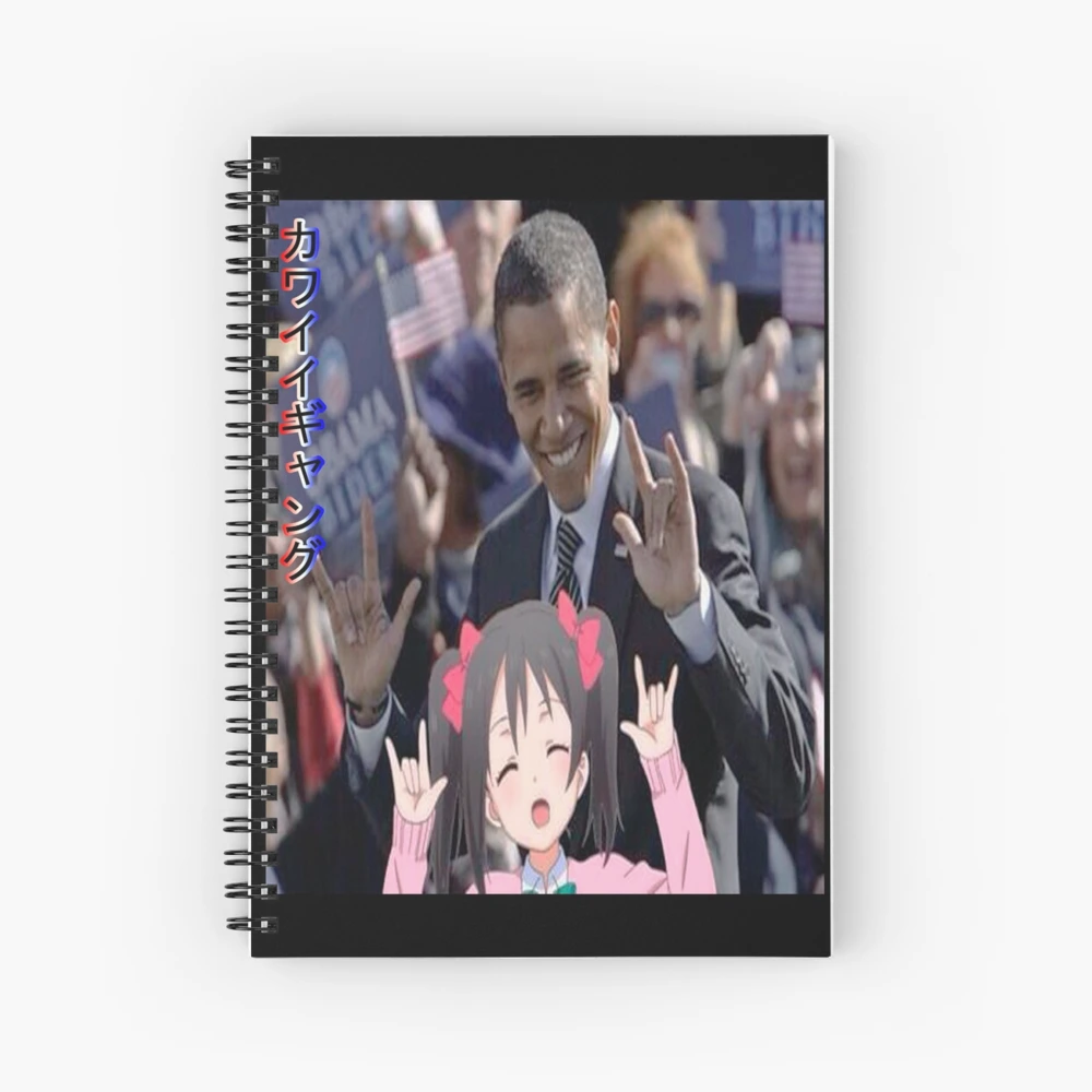 Barack Obama with Anime Girl