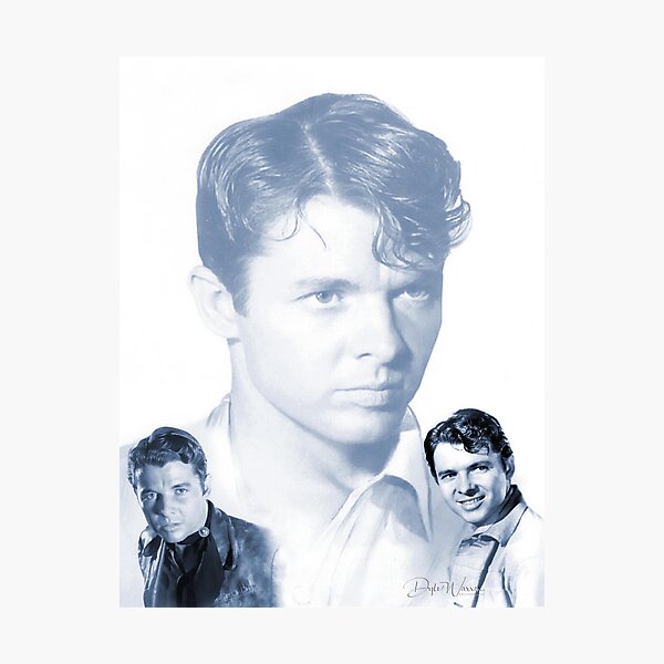 Audie Murphy - War Hero, Actor, Songwriter, Poet Photographic Print