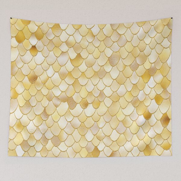 Item preview, Shiny Gold Trendy Metal Mermaid Scales designed and sold by UtArt.