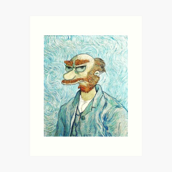 Groundskeeper Van Gogh Art Print
