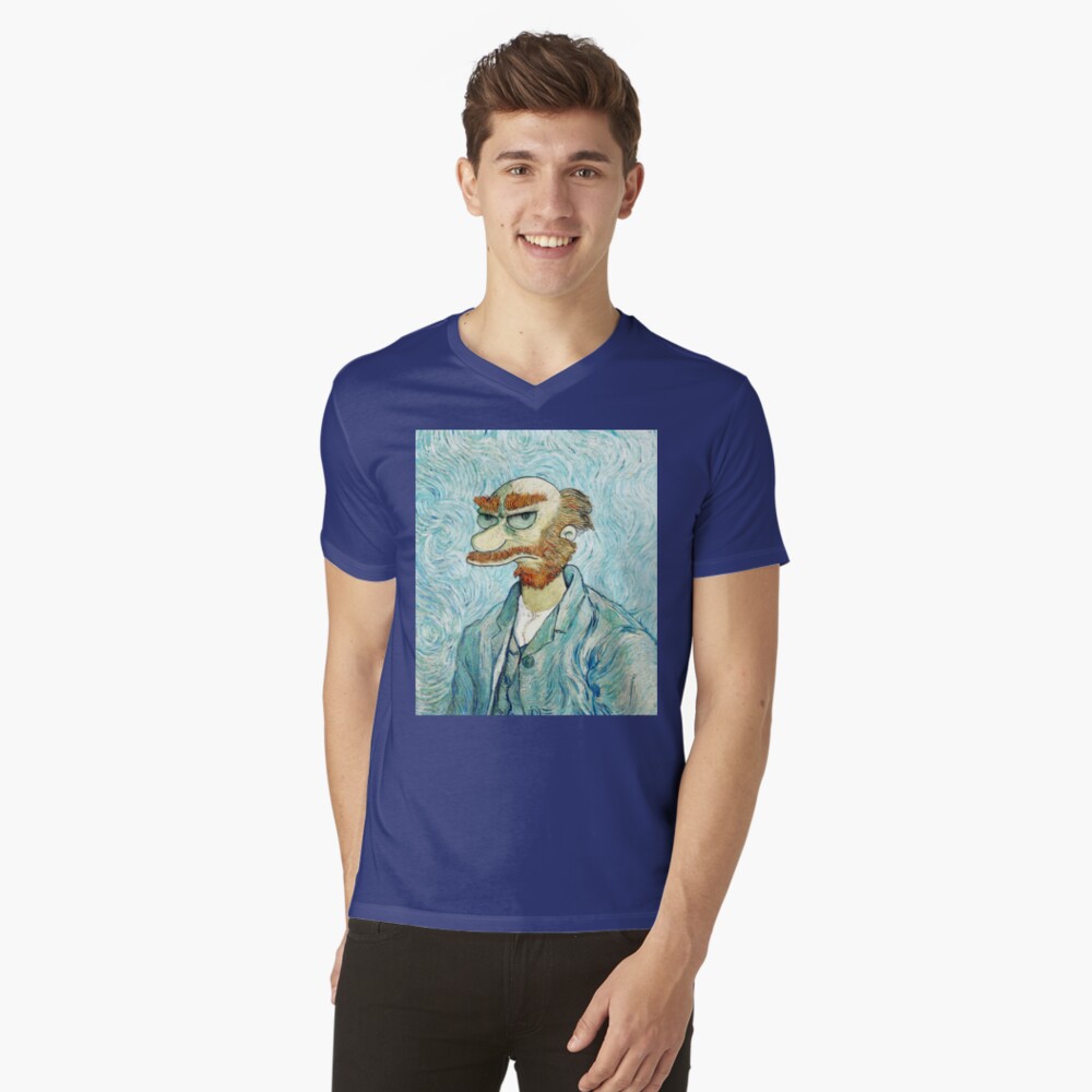Item preview, V-Neck T-Shirt designed and sold by limpfish.