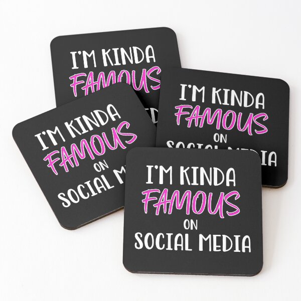 Item preview, Im Kinda Famous on Social Media designed and sold by Meliafroggy.