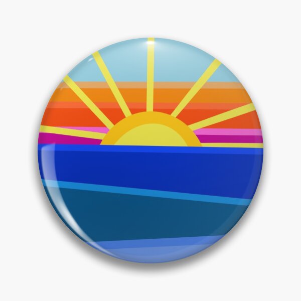Item preview, Sunrise Line Illustration designed and sold by ss52.