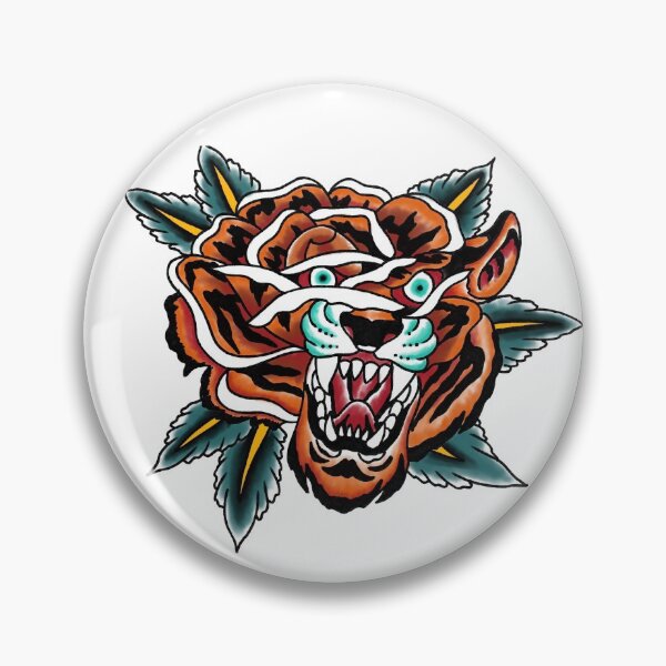 Item preview, Tiger flower morph  designed and sold by TalenTattoos.