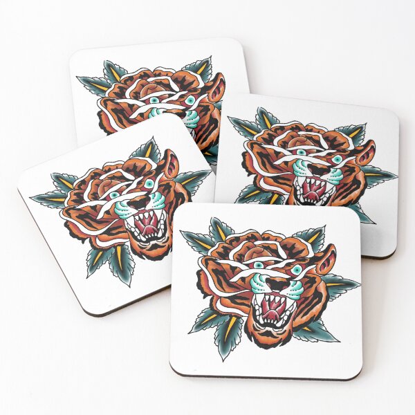 Item preview, Tiger flower morph  designed and sold by TalenTattoos.