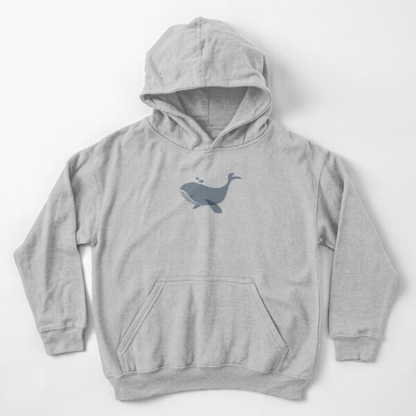 Ilustración Infantil Ballena Azul Sudadera con capucha para niños
