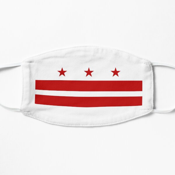 Flag of Washington D.C. Flat Mask