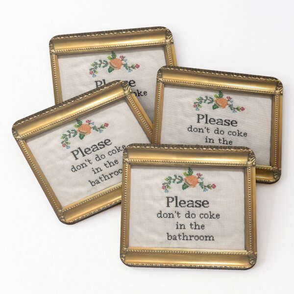 Item preview, Please Don't Do Coke in the Bathroom designed and sold by micbitz.