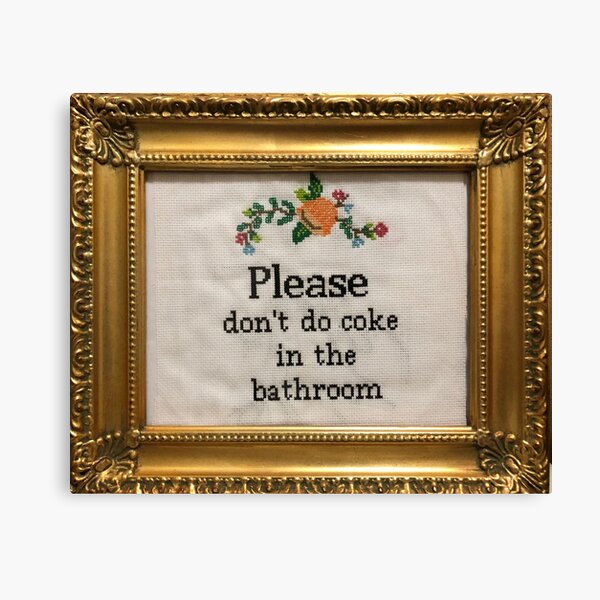 Item preview, Please Don't Do Coke in the Bathroom designed and sold by micbitz.