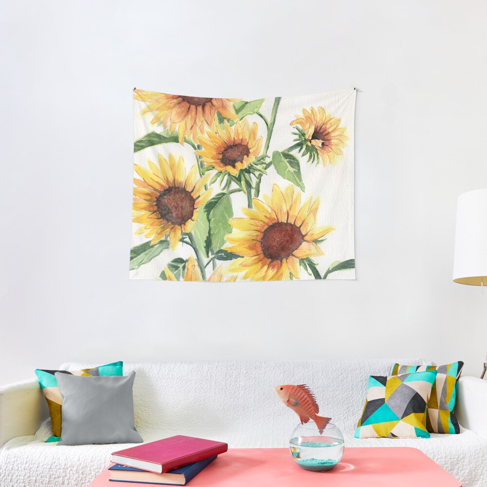 Sunflowers Tapestry