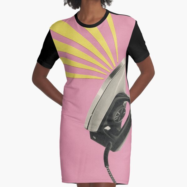 The Art of Ironing Graphic T-Shirt Dress