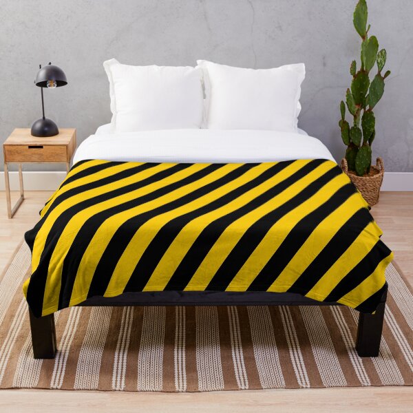 Item preview, Yellow Black sloping Striped Pattern designed and sold by Favorableresult.