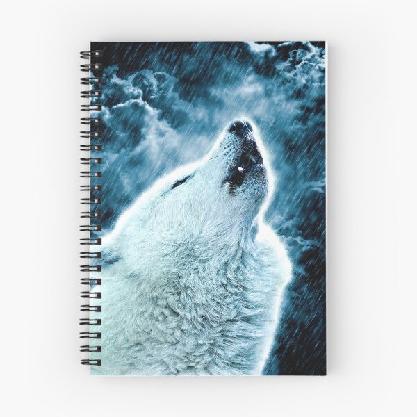 Item preview, A howling wolf in the rain designed and sold by Gatterwe.