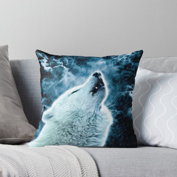Item preview, A howling wolf in the rain designed and sold by Gatterwe.