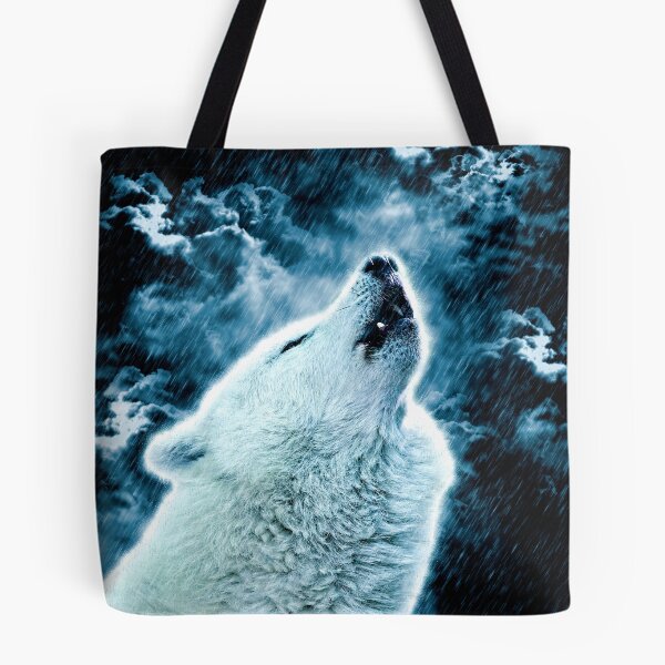 Item preview, A howling wolf in the rain designed and sold by Gatterwe.
