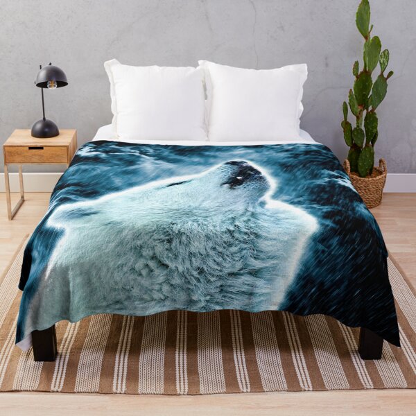 Item preview, A howling wolf in the rain designed and sold by Gatterwe.