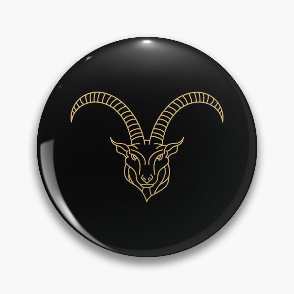 Item preview, Simple Capricorn Astrology Zodiac Sign Line Drawing designed and sold by javes93.