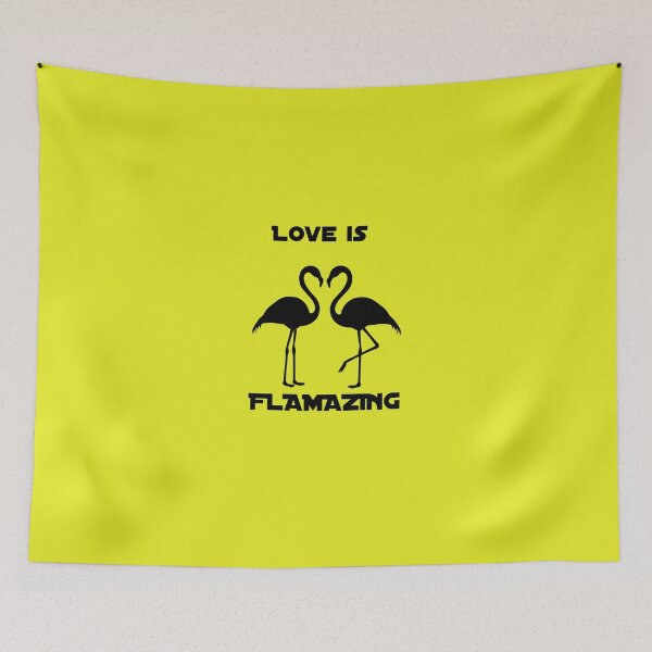 Item preview, Love is exciting - flamingo designed and sold by Imutobi.