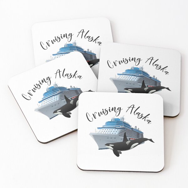 Item preview, Cruising Alaska Orca Ship designed and sold by ColorFlowArt.