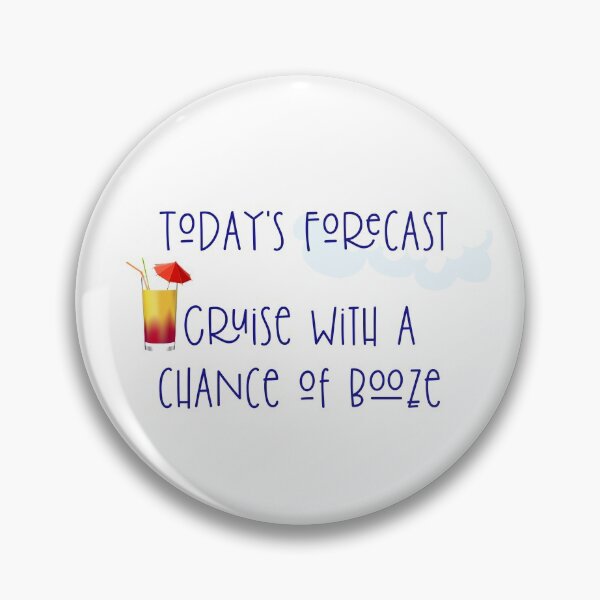 Item preview, Today's Forecast Cruise with a Chance of Booze designed and sold by ColorFlowArt.