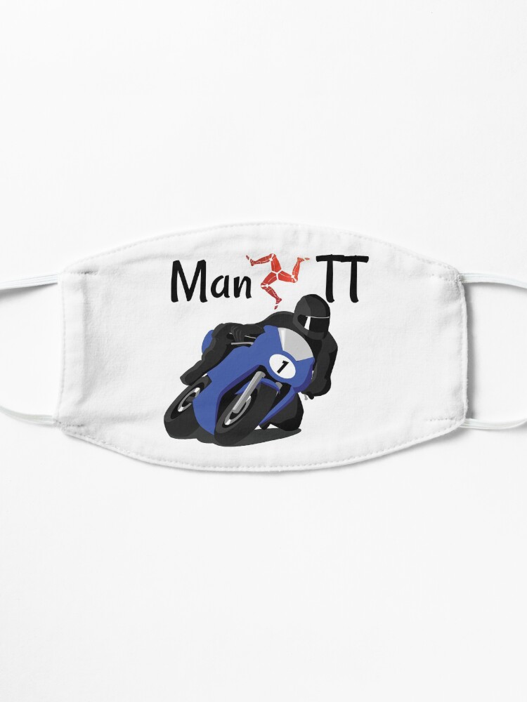 Alternate view of Isle of Man Manx TT Racer Mask