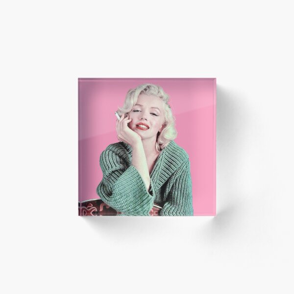 Marilyn Monroe Sticker Acrylic Block