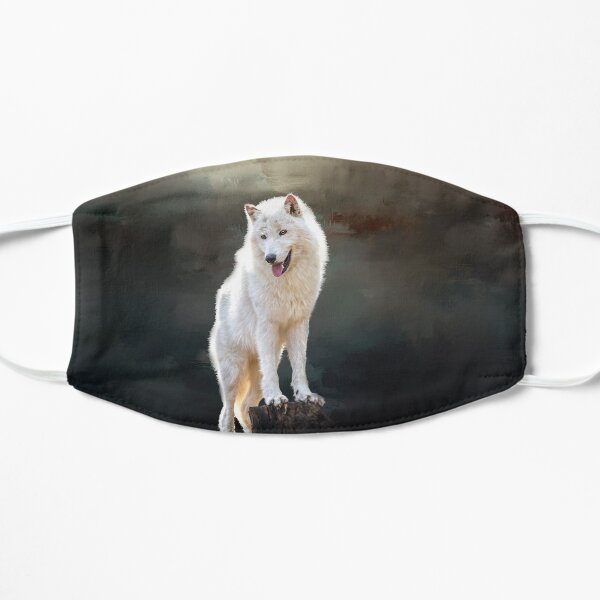 Arctic wolf Flat Mask