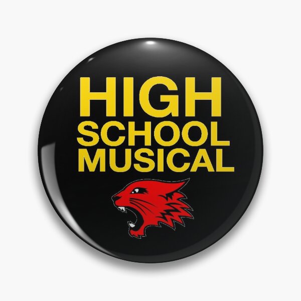 WILDCAT SUMMER DISNEY HIGH SCHOOL MUSICAL BUTTON PIN BACK 