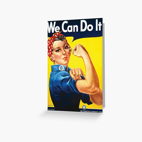 Rosie the Riveter Greeting Card