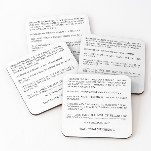 Item preview, Fen's speech about Fillory designed and sold by BunnyMomMtl.