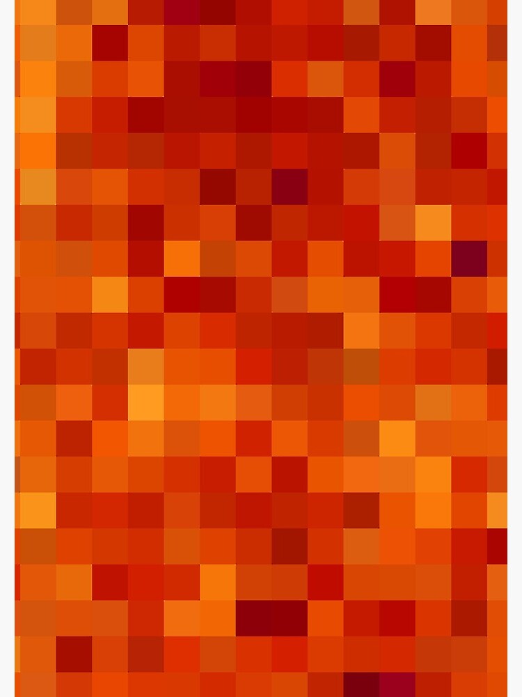 Pixelated Magma Block Poster for Sale by Dator