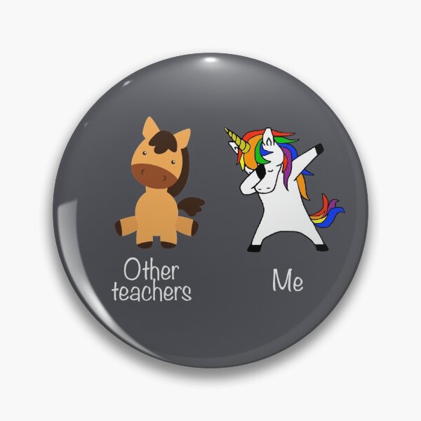 Item preview, Teacher Teaching Dabbing Unicorn Horse  designed and sold by ColorFlowArt.
