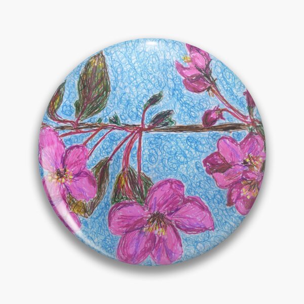 Item preview, Pink fruit tree blossom in our garden on Easter day designed and sold by LymphomaLass.