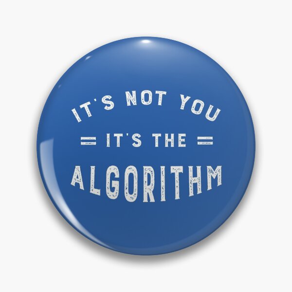 Item preview, Blame the Algorithm Funny Social Media Guru designed and sold by AntiqueImages.