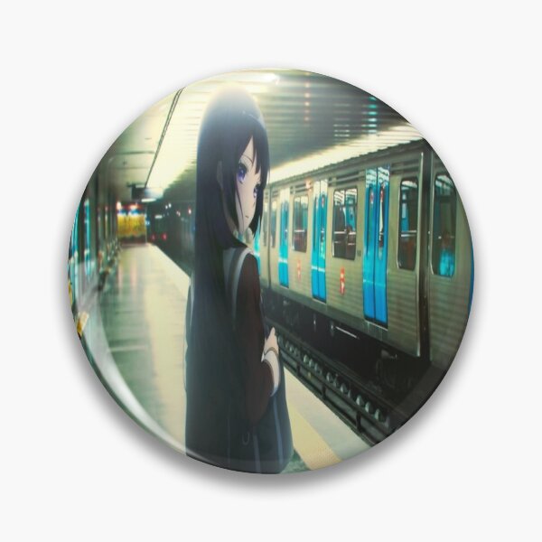 Item preview, Anime Girl in Subway Station designed and sold by rubster21.