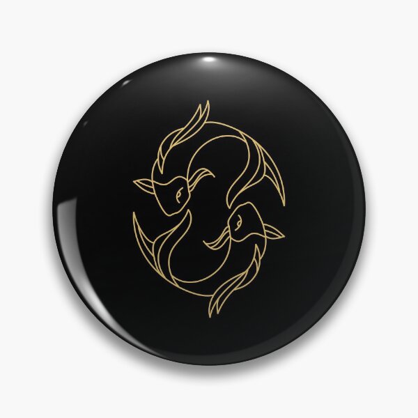 Item preview, Pisces Astrology Zodiac Sign Simple Line Drawing designed and sold by javes93.