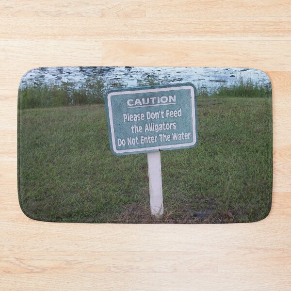 Item preview, No Gator Feeding Sign by Orikall designed and sold by HippieWorks.